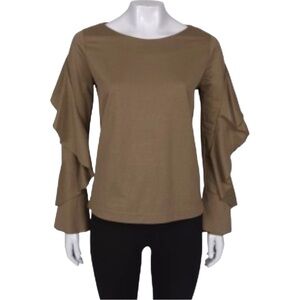 DOROTHEE SCHUMACHER Olive Ruffle Sleeve Top